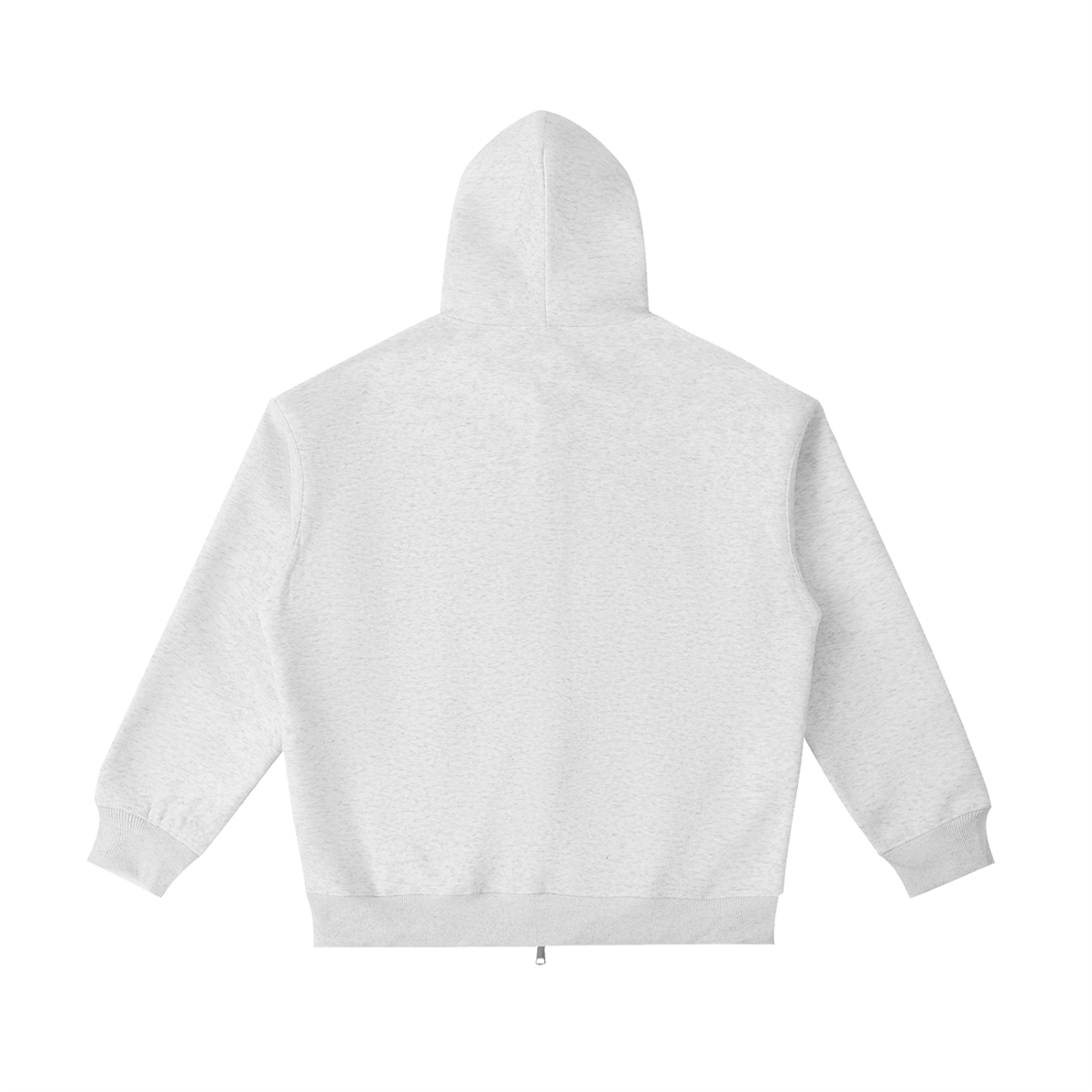 White hoodie on a white background