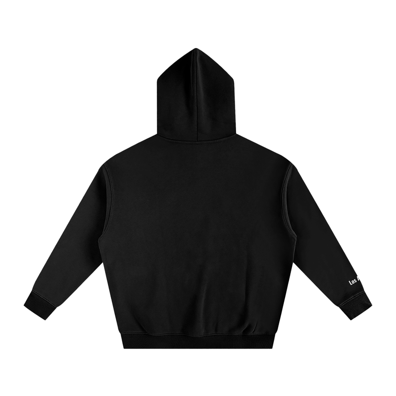 Black hoodie on a white background