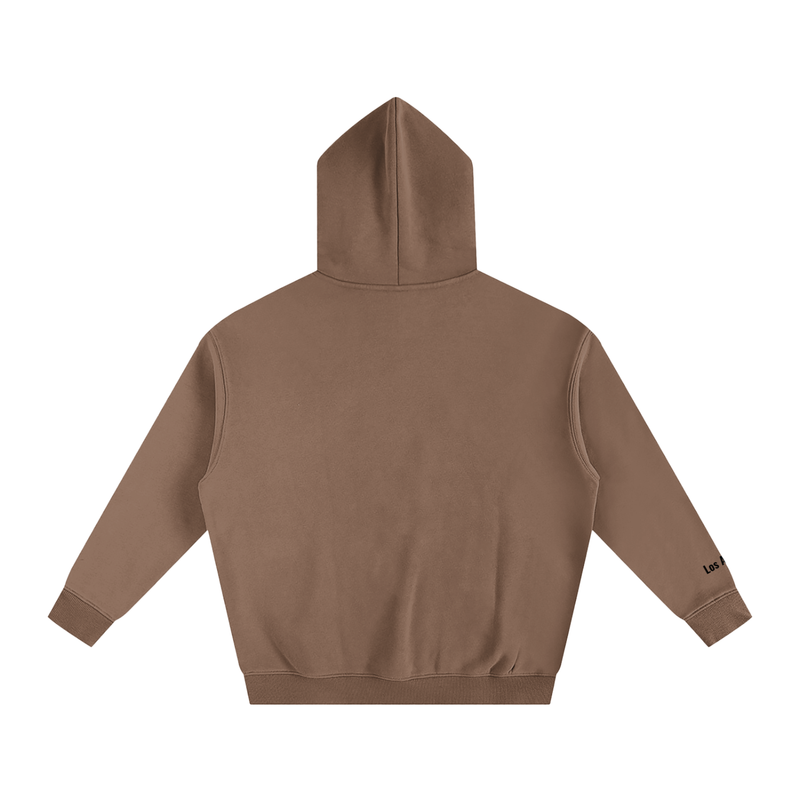 Brown hoodie on a white background