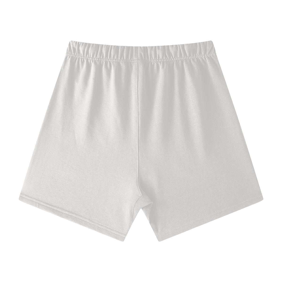 Gray shorts on a white background