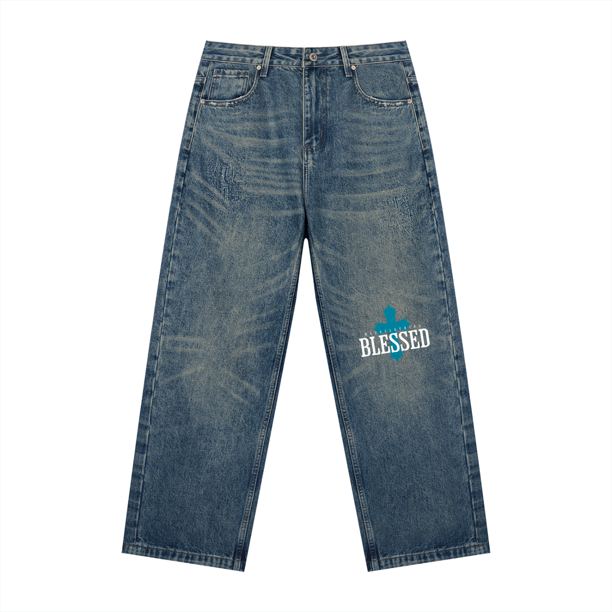 MC BLESSED STRAIGHT JEANS