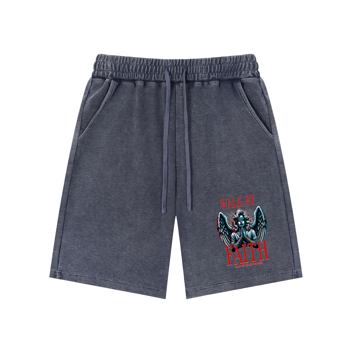 MC WALK BY FAITH KNIT SHORTS