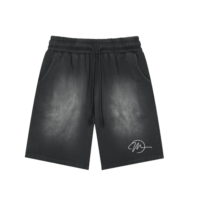 MC WASHED LOGO SHORTS