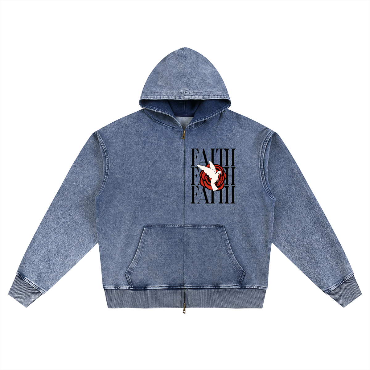 MC FAITH ZIP UP HOODIE