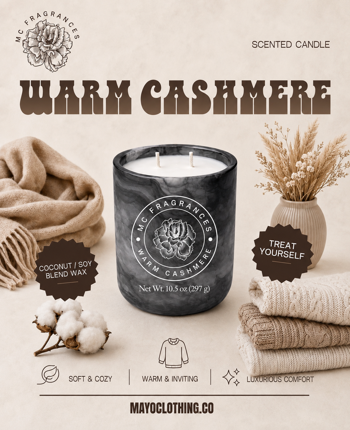 MC FRAGRANCES WARM CASHMERE