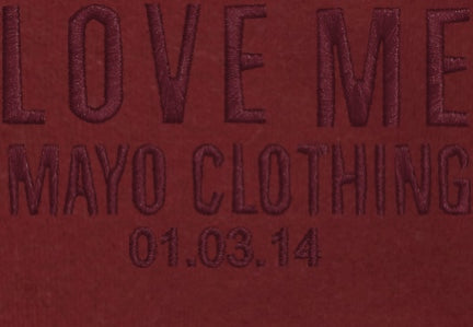 Love Me Mayo Clothing 01.03.14 Embroidered 